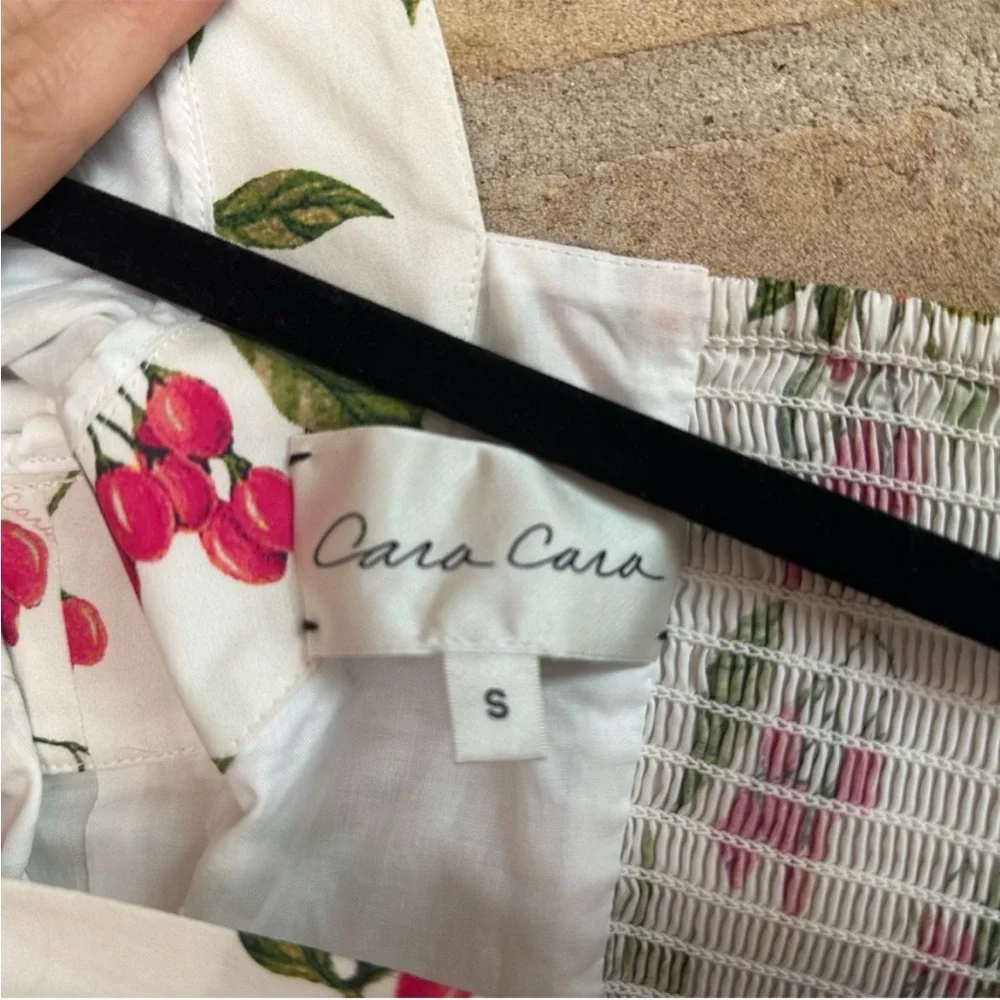 Cara Cara Alexis puff sleeve peplum top - Picture 6 of 6